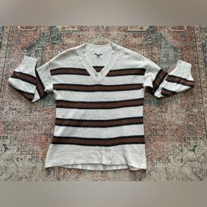 AMERICAN Eagle Waffle Knit V-Neck Sweater/Size Small